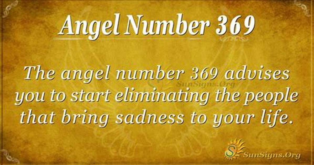 Angel Number 369 Meaning: Good Friends ·