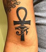 Ankh Tattoos on Black Skin