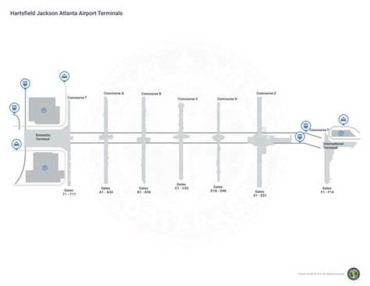 Atlanta Airport Terminal Map: Your Ultimate Guide to Navigating Hartsfield-Jackson