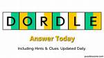 Daily Dordle Hints and Answer Today November 19 2023 |