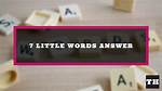 Dull Person 7 Little Words Answers with 5 Letters