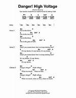 Electric 6’Sdanger! High Voltage Lyrics