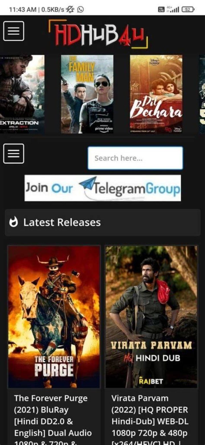 Get the Latest Movies & More | HDHub4u Marathi & Beyond