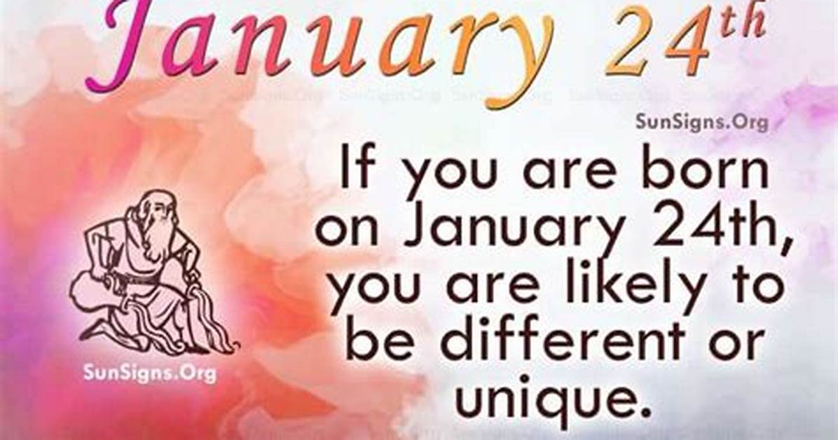 January 24 Famous Birthdays - Sunsigns. Org ·