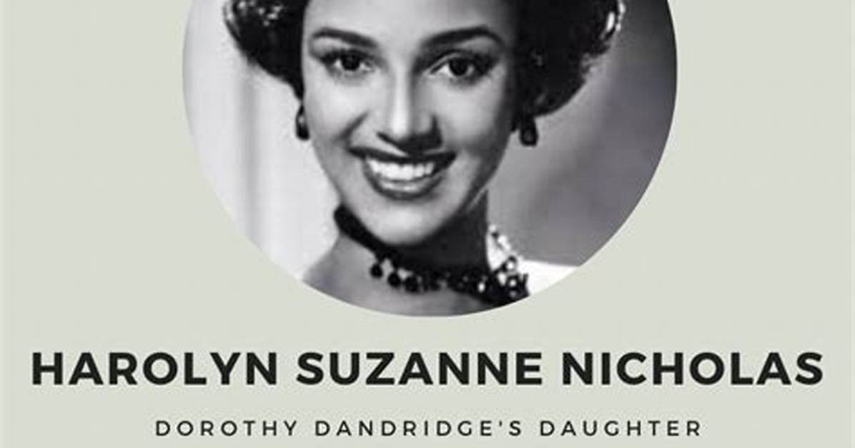 Little Known Facts About Harolyn Suzanne Nicholas, Dorothy Dandridge's Daughter ·