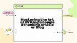 Mastering the Art of Checking Google Ranking for Keywords