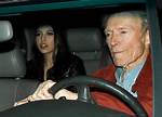 Noor Alfallah and Clint Eastwood
