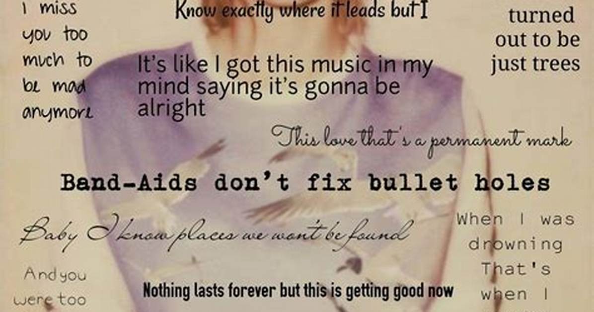 Taylor Swift's "The 1" Lyrics: a Heartbreaking Ballad