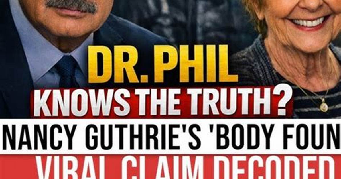 The Latest on Phil Mcgraw's Mysterious Death