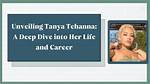 Unveiling the Life and Career of Tanya Ocalaghan