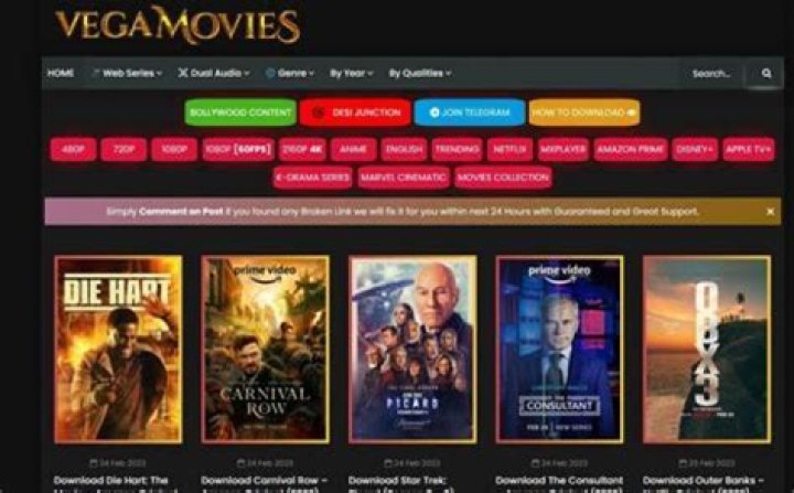 Vegamovies Alternatives 2024: Stream Movies Safely & Legally