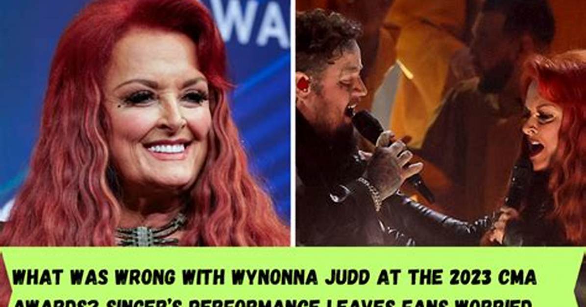 What Was Wrong with Wynonna Judd at Cmm Awards? Controversy and Scandal