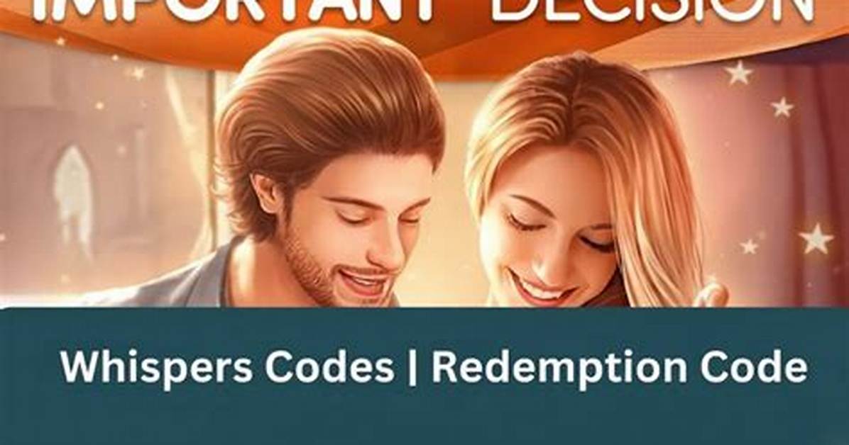 Whispers Codes (January 2024)